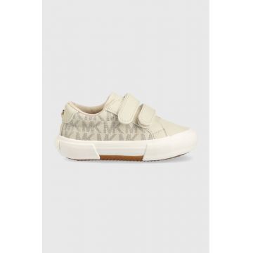 Michael Kors sneakers pentru copii culoarea bej