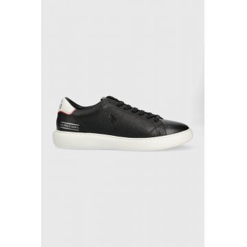 U.S. Polo Assn. sneakers din piele Cryme culoarea negru