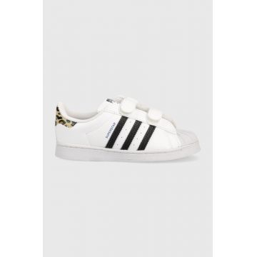 adidas Originals sneakers pentru copii culoarea alb