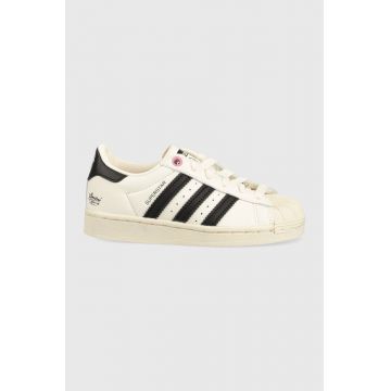 adidas Originals sneakers pentru copii culoarea bej