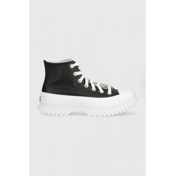 Converse tenisi Chuck Taylor All Star Lugged 2.0 femei, culoarea negru