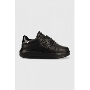 Karl Lagerfeld sneakers din piele Kapri culoarea negru