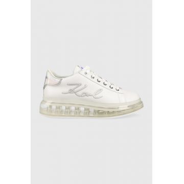 Karl Lagerfeld sneakers din piele Kapri Kushion culoarea alb