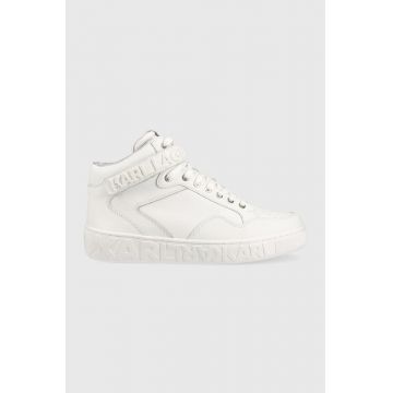 Karl Lagerfeld sneakers din piele Kupsole Iii culoarea alb