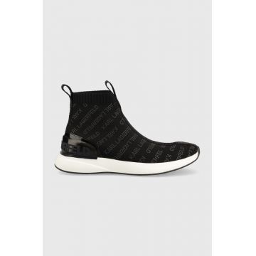 Karl Lagerfeld sneakers Finesse culoarea negru