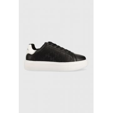 Karl Lagerfeld sneakers Maxi Kup culoarea negru