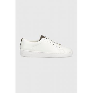 MICHAEL Michael Kors sneakers din piele Keaton culoarea alb