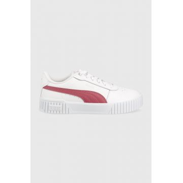 Puma sneakers Carina 2.0 culoarea alb 383462