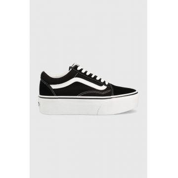 Vans teniși Old Skool femei, culoarea negru VN0A7Q5M6BT1-BLKWH