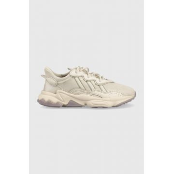 adidas Originals sneakers din piele întoarsă Ozweego culoarea gri GY6177