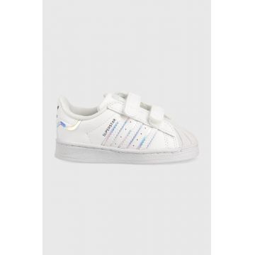 adidas Originals sneakers pentru copii culoarea alb