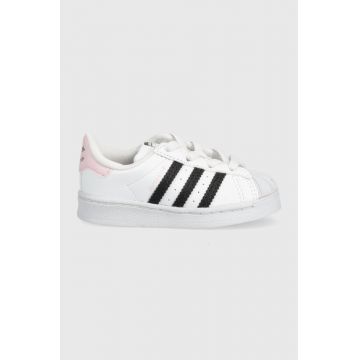 adidas Originals sneakers pentru copii culoarea alb