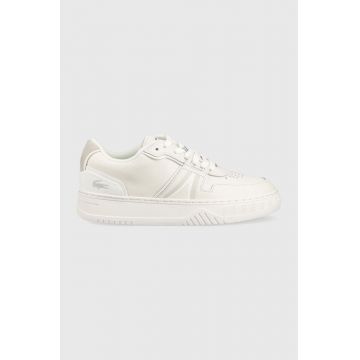 Lacoste sneakers din piele L001 culoarea alb