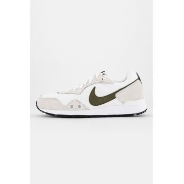 Pantofi sport cu insertii de piele intoarsa Venture Runner - Alb/Gri melange