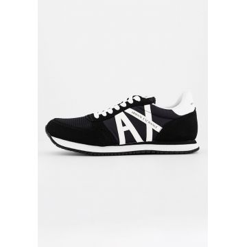 Pantofi sport cu garnitura logo supradimensionata