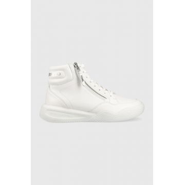 Karl Lagerfeld sneakers din piele Kapri Run , culoarea alb