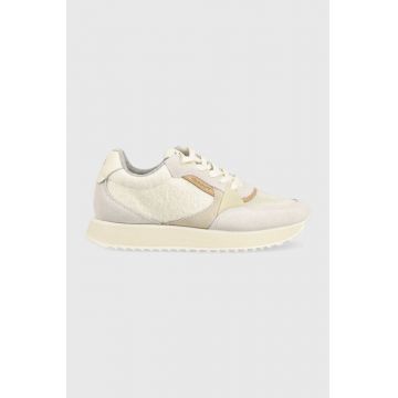 Gant sneakers Bevinda femei, culoarea bej