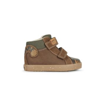 Geox sneakers pentru copii culoarea maro