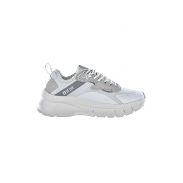 Pantofi sport cu detalii din piele intoarsa