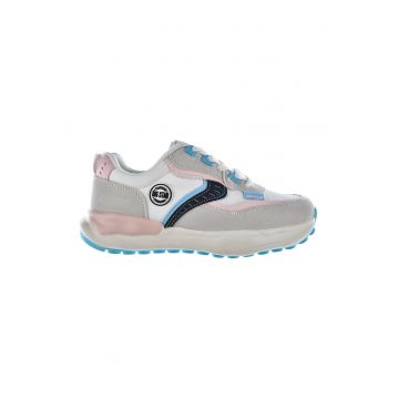 Pantofi sport din piele ecologica si plasa