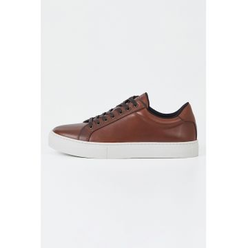 Pantofi sport uni din piele