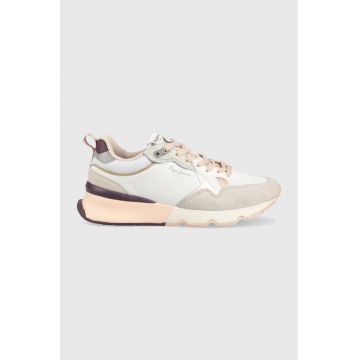 Pepe Jeans sneakers Britt Pro Soft W culoarea alb