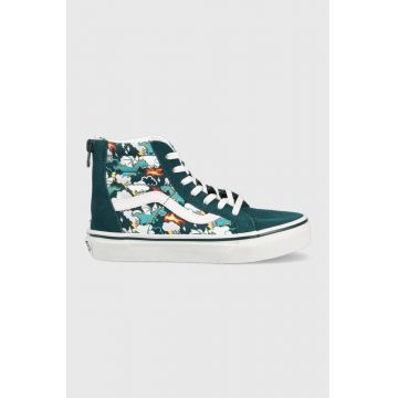 Vans tenisi copii culoarea verde