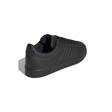 Pantofi sport de piele ecologica cu imprimeu logo Grand Court 2.0