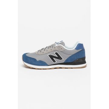 Pantofi sport pentru barbati - Sintetic/Piele - Bleumarin/Gri