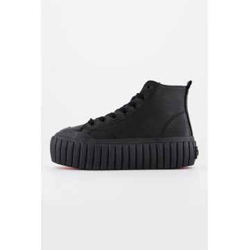 Tenisi flatform de piele Hanami