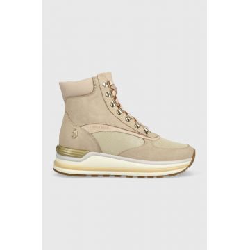 U.S. Polo Assn. sneakers Ophra femei, culoarea bej,