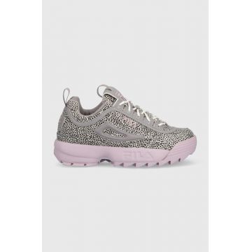 Fila sneakers Disruptor culoarea maro