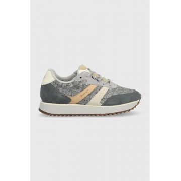 Gant sneakers Bevinda culoarea gri