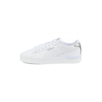 Pantofi sport de piele ecologica cu garnitura metalizata Jada