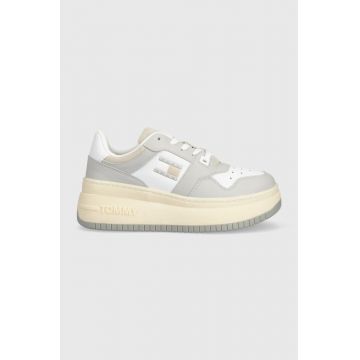 Tommy Jeans sneakers En0en02025 Meg Flatform Option 1 culoarea gri