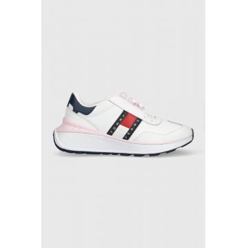 Tommy Jeans sneakers Tommy Jeans Retro Fashion Run culoarea alb