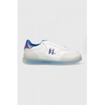 Karl Lagerfeld sneakers din piele Kl53426 Brink culoarea alb