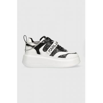 Karl Lagerfeld sneakers din piele ANAKAPRI culoarea alb KL63540D