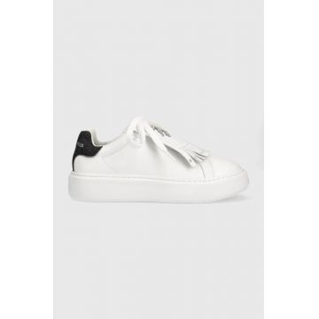 Karl Lagerfeld sneakers MAXI KUP culoarea alb KL62230