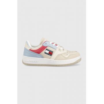 Tommy Jeans sneakers Meg Low culoarea bej