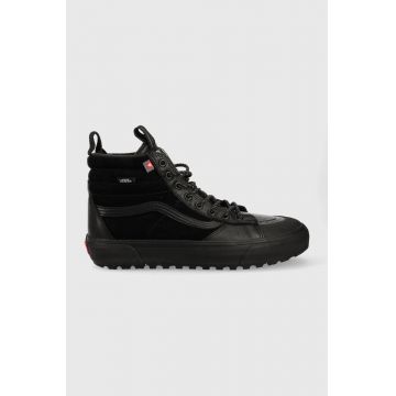 Vans teniși de piele SK8-Hi MTE-2 barbati, culoarea negru VN0007NKBKA1-BLACK