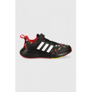 Adidas sneakers pentru copii FortaRun 2.0 MICKEY culoarea negru