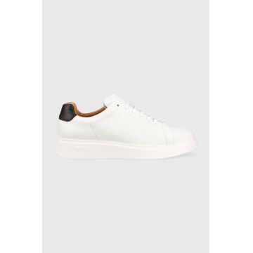 BOSS sneakers din piele Bulton culoarea alb, 50487262