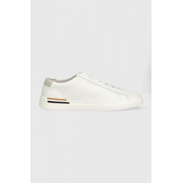 BOSS sneakers din piele Clint culoarea alb, 50486498