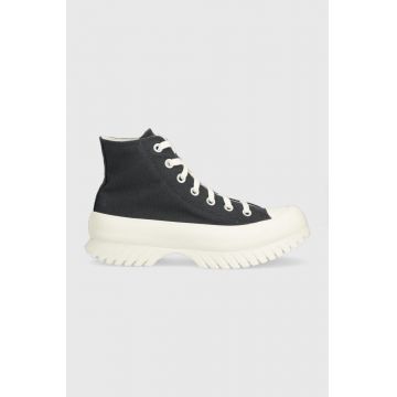 Converse tenisi Chuck Taylor All Star Lugged 2.0 femei, culoarea gri