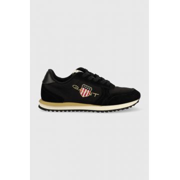 Gant sneakers Beya culoarea negru