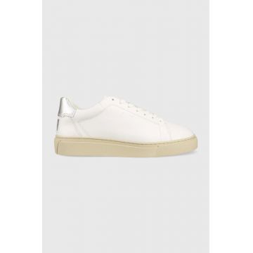 Gant sneakers din piele Julice culoarea alb