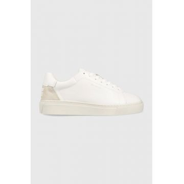 Gant sneakers din piele Julice culoarea alb