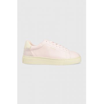 Gant sneakers din piele Julice culoarea roz
