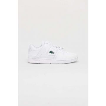 Lacoste sneakers Court Cage culoarea alb